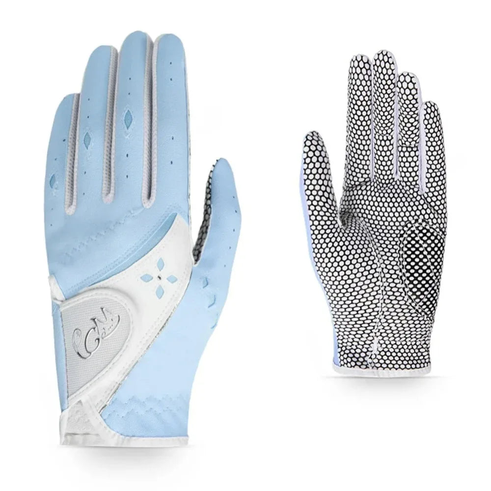 Breathable Women's Golf Gloves Comfortable Wear Resistant Outdoor Sports Gloves Soft Durable PU Leather Golf Mittens - Buy online at  Vibe In Cart.