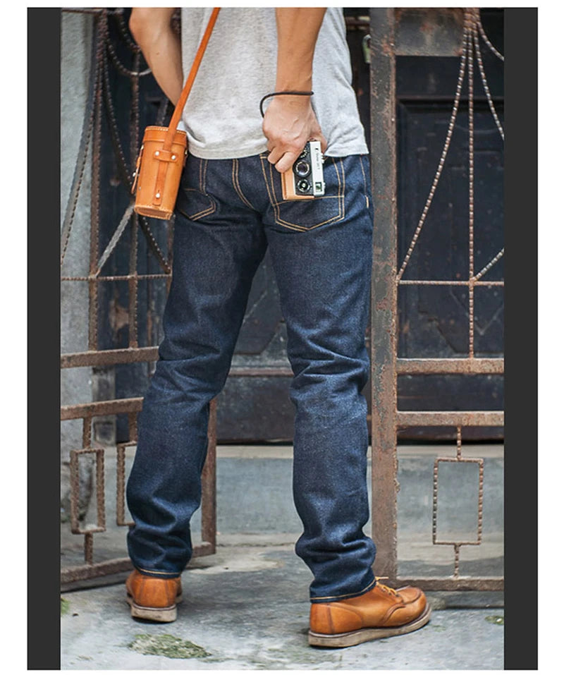 Red Tornado 16oz Slim Fit Jeans Rinsed Pink Selvedge Denim Straight Leg Pants - Buy online at  Vibe In Cart.