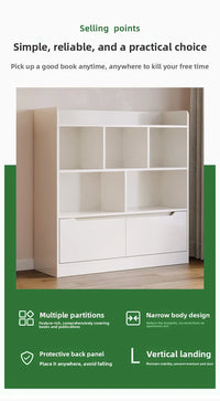 Lockers Household Simple Multi-grid Storage Organizing Cabinet Living  Display Cabinet Simple Bookshelf Multi-layer Shelf - Buy online at  Vibe In Cart.