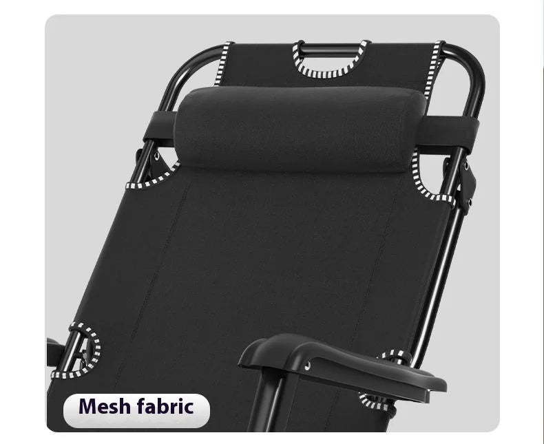 GIANXI Outdoor Recliner With Cotton Padded Lawn Outdoor Lounge Gravity Camp Folding Recliner With Phone Stand Terrace Chairs - Buy online at  Vibe In Cart.