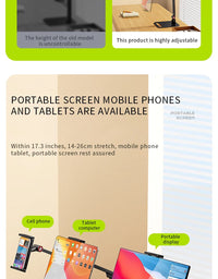 Adjustable VESA Monitor Stand for 10-20 Inch Screens with 360 Degree Swivel