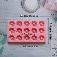 15 Holes Spiral Shape Silicone Cake Mold Mousse Dessert Baking Chocolate Donuts Bakeware Pastry Mould - Buy online at  Vibe In Cart.