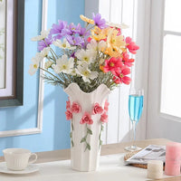 3D Ceramic Vase Home Decor Creative Design Porcelain Decorative Flower Vase For Wedding Decoration - Buy online at  Vibe In Cart.