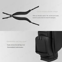 PLAYEAGLE Golf Stand Bag with Stand Lightweight Golf Bag for Men Multifunction PU Leather Golf Rack Bag - Buy online at  Vibe In Cart.