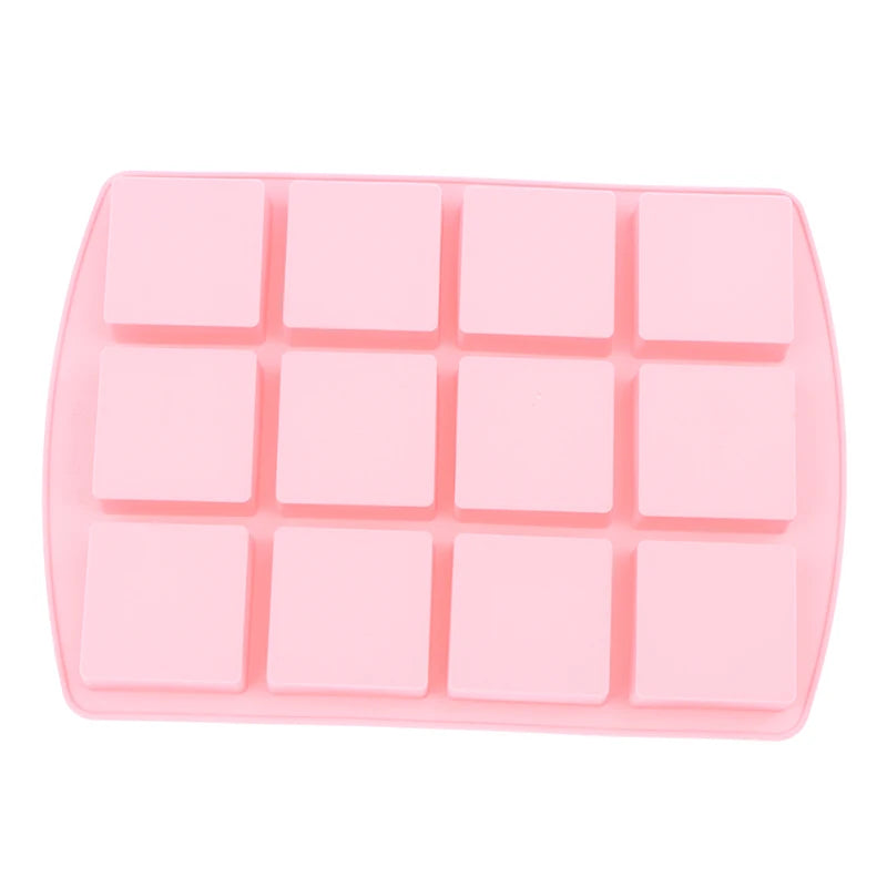12Cavity Square Silicone Molds For DIY Brownie Bites Fudges Cakes Candy Jelly Bakeware For Kids Baking Decorating Mold - Buy online at  Vibe In Cart.