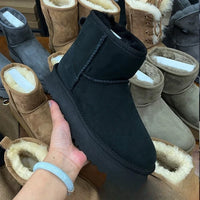 2025 Winter Warm Boots - Women's Snow Boots, Men's Short Boots, Sheepskin and Wool Cut, Low Warm Leather Shoes - Buy online at  Vibe In Cart.