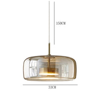 Assembly Required Dimmable Cord Pendant Lights for Living Room