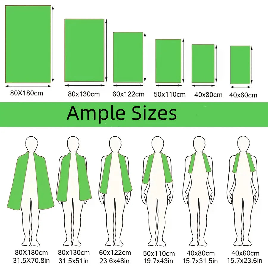 Outdoor Sports Super Absorbent Soft Quick Drying Towel, Travel Towel, can be used for travelling, yoga, beach，bathing - Buy online at  Vibe In Cart.