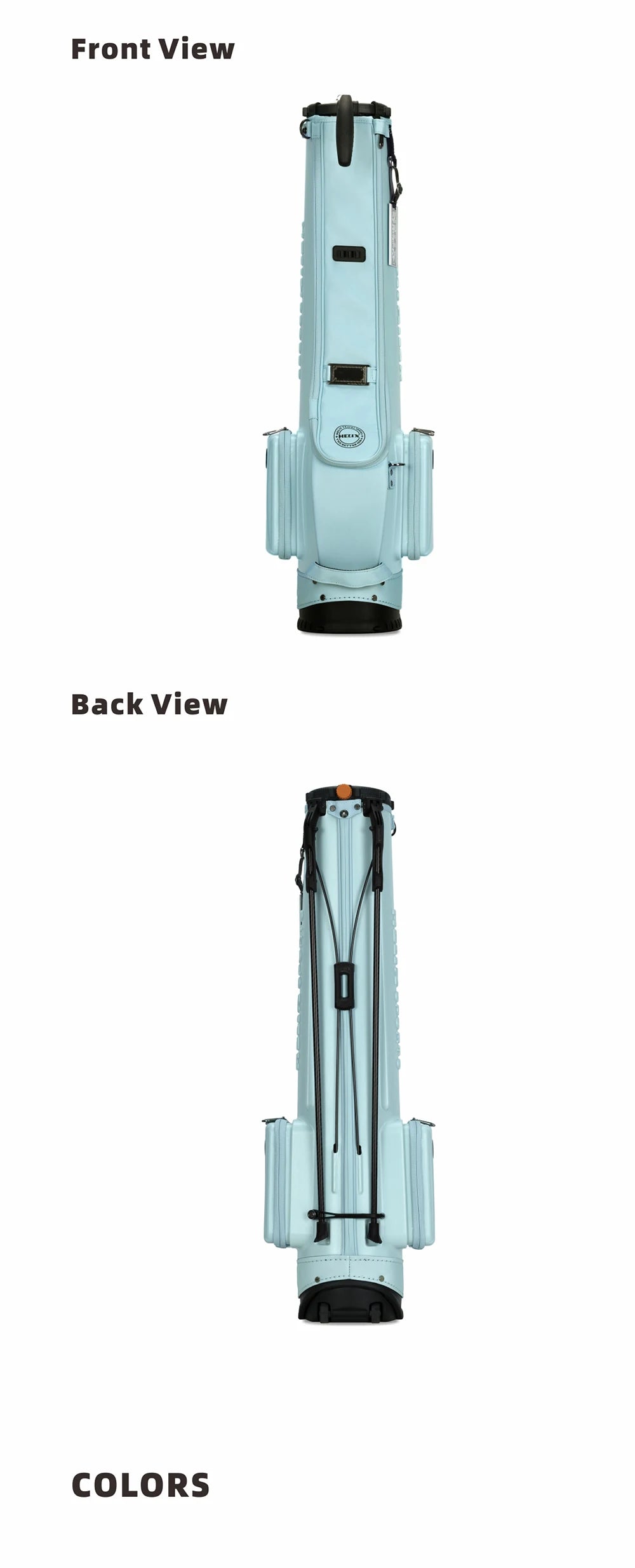 HELIX Golf Stand Bag - Portable Golf Bag with Silent-Rolling Wheels, Inverted Club Design for Easy Access, Protects Clubs - Buy online at  Vibe In Cart.