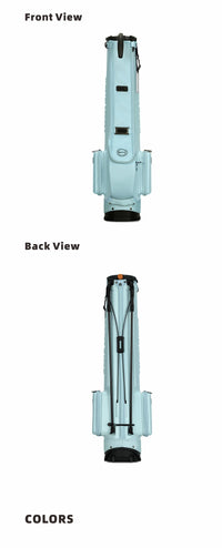 HELIX Golf Stand Bag - Portable Golf Bag with Silent-Rolling Wheels, Inverted Club Design for Easy Access, Protects Clubs - Buy online at  Vibe In Cart.