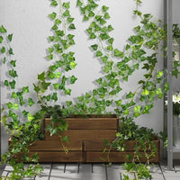 Artificial Green Leaves Ivy Vine Garland Creeper Rattan Fake Leaf Plants Hanging Garlands for Garden Wedding Party Home Decor - Buy online at  Vibe In Cart.