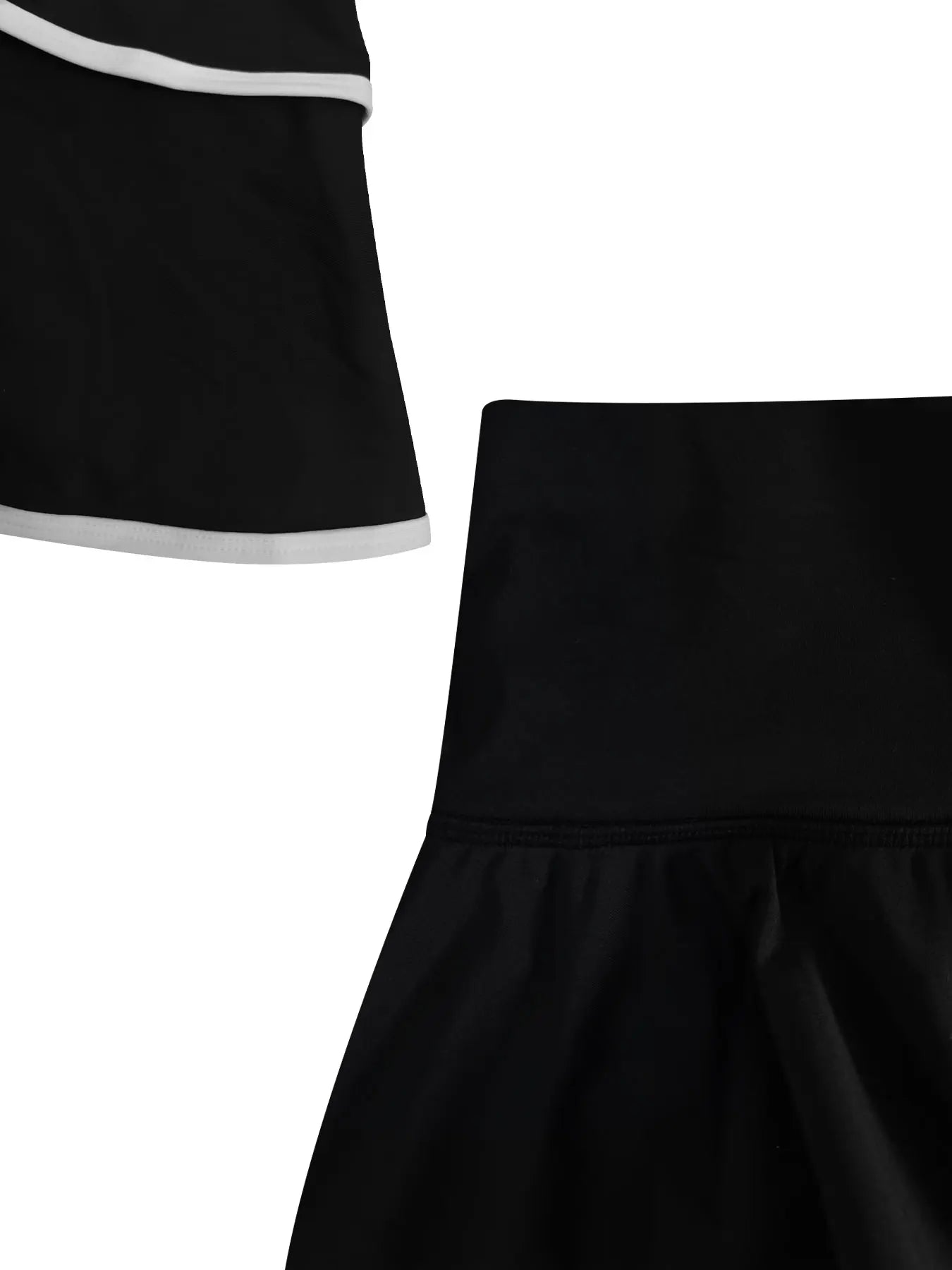 Women High Waist Color Block Skort With Inner Pockets Tennis Pleated Skirts Inner Pocket Quick Dry Sportawear - Buy online at  Vibe In Cart.