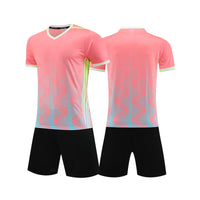 Soccer Uniform Set for Adults and Kids with Shirt and Shorts