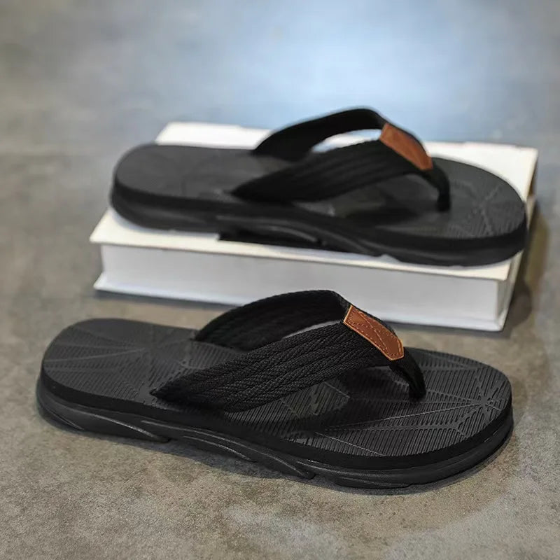 Crestar Summer Flatform Sandals For Men Outdoor Non-slip Beach Flip Flops Fashion New Soft Casual Home Slippers Bathroom Slides - Buy online at  Vibe In Cart.