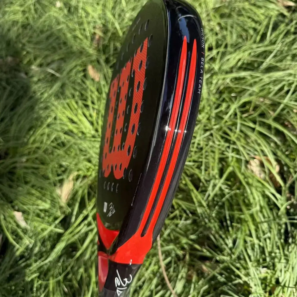 Wilson Professional Tennis Rackets Carbon Fibre Surface Diamond Shape with Eva Memory Flex Foam Core Padel Tennis Racquets - Buy online at  Vibe In Cart.