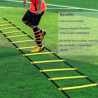 Agility Ladders Nylon Straps For Speed Training And Sports Flexibility Agility Football Training Energy Ladder Equipment - Buy online at  Vibe In Cart.