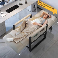 Reclining chair office lunch break folding chair computer chair can sit and lie down dual-purpose lazy sofa chair with backrest - Buy online at  Vibe In Cart.