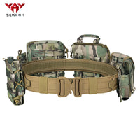 Adjustable Nylon Training Belt Eight Piece Set for Outdoor Patrol