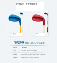 Children's Right Handed Beginner Golf Irons and Putter for Ages 3-12