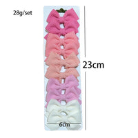 6/10Pcs/Set 2025 Fashion New Cute Ribbon Bowknot Hair Clips for Kids Handmade Baby Girls Hair Accessories - Buy online at  Vibe In Cart.