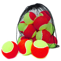 Tennis Balls for Kids 6pcs Soft Elastic Low Compression Pressureless Training Ball with Carry Bag for Youth Beginner Practice - Buy online at  Vibe In Cart.