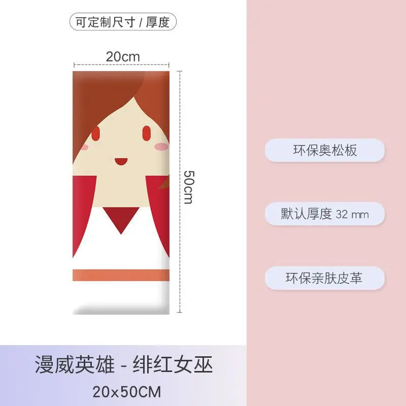 Wooden Children's Bed Headboard with Anti-Collision Panels and 3cm Height