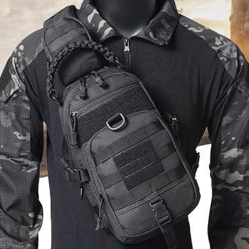 Camping Chest Bag Tactical Backpack for Men Sports Shoulder Outdoor Hiking Climbing Cycling Fishing MOLLE Sling EDC Fanny Pack - Buy online at  Vibe In Cart.