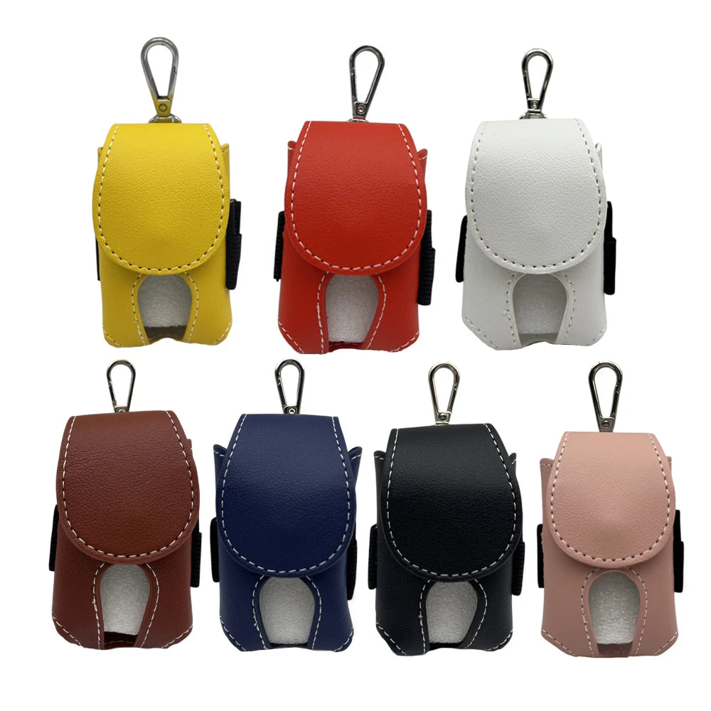 Mini PU Golf Ball Waist Holder Storage Pouch, 1 Piece