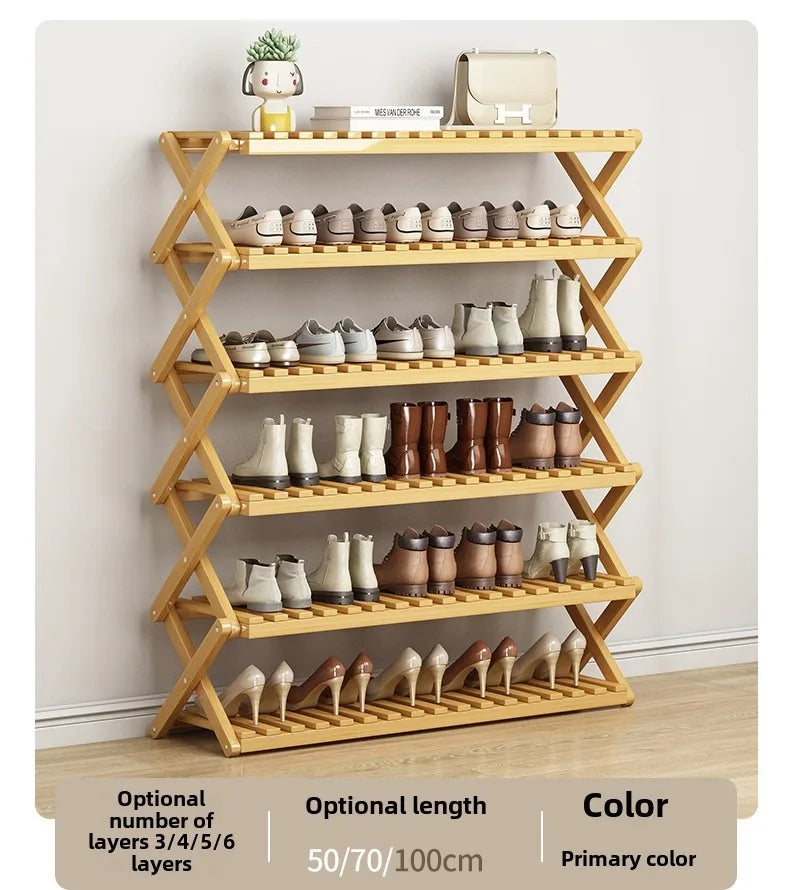 Free installation at home doorstep, simple multi-level rental house, shoe cabinet, dormitory storage, folding shoe rack - Buy online at  Vibe In Cart.