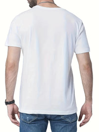 Men's Fashion Trend Round Neck T-shirt Versatile Short Sleeved Shirt Oversized T Shirt  Breathable Moisture Wicking - Buy online at  Vibe In Cart.