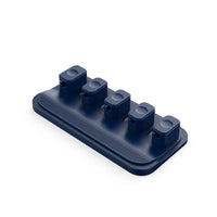 5-Pack Silicone Magnetic Cable Clips for Desktop and Wall