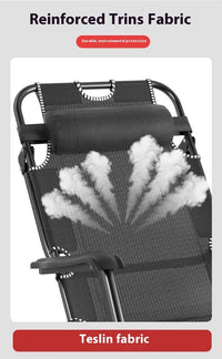 GIANXI Outdoor Recliner With Cotton Padded Lawn Outdoor Lounge Gravity Camp Folding Recliner With Phone Stand Terrace Chairs - Buy online at  Vibe In Cart.