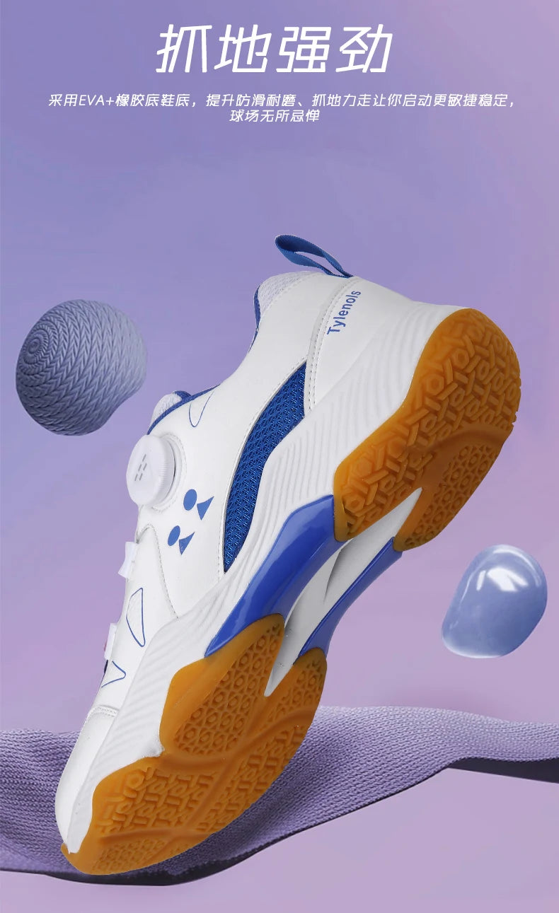 2023 New Men Tennis Shoes Breathable Tennis Sneakers Women Quick Lacing Training Sneakers Big Size 35-46 Badminton Court Shoes - Buy online at  Vibe In Cart.