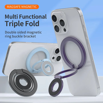 Universal Double Sided Magnetic Ring Phone Holder and Stand