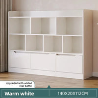 Multi-Grid Storage Cabinet with Multi-Layer Shelves for Home