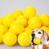 Yellow Plastic Golf Balls for Indoor Outdoor Practice, 2-10 Pack