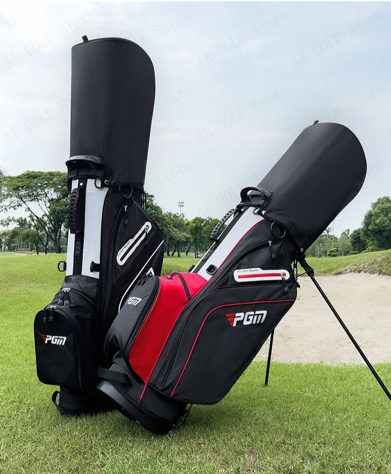 Lightweight Unisex Nylon Golf Rack Bag with 14 Insertions and Shoulder Strap