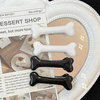 White Bone Hair Clip Cute Cartoon Bobby Pin Girl Fashion Dog Bones Decoration Small Hairpins Barrettes Y2K Accessories Wholesale - Buy online at  Vibe In Cart.