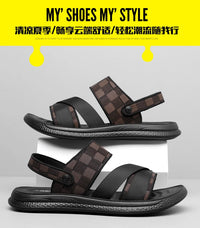 Men's high quality casual sandals summer outdoor waterproof anti slip soft sole comfort beach shoes fashion Lazy Driving slipper - Buy online at  Vibe In Cart.