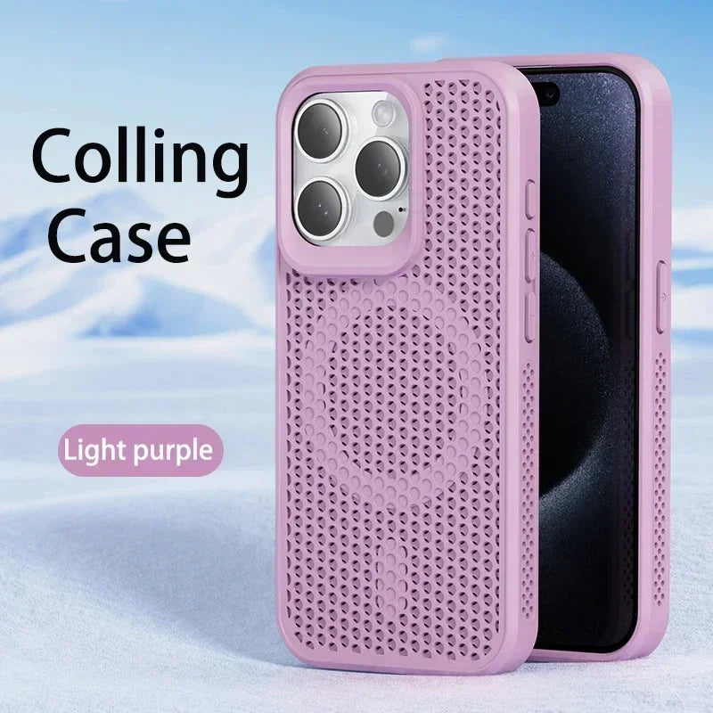 Magnetic Half-Wrapped Plastic Phone Case with Anti-Scratch Protection
