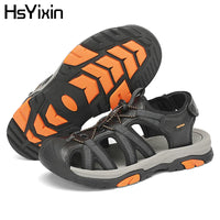 Men's Waterproof Sports Sandals for Hiking and Beach Open Toe Adjustable