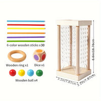 Wooden stick games, wooden interactive educational toys, parent-child games, exercise logical thinking ability. - Buy online at  Vibe In Cart.