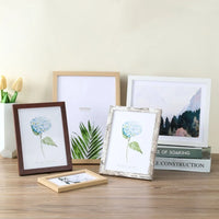 Wooden Photo Frame For Wall Hanging 10X15 15X20 20X25cm A4 Wood Picture Frame Stand For Pictures Photo Decor Commemorative Gift - Buy online at  Vibe In Cart.