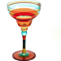 Handmade Colorful Margarita & Champagne Cocktail Glasses Set Creative Design for Home Bar Wedding Party Elegant Unique Drinkware - Buy online at  Vibe In Cart.