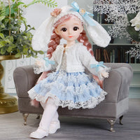 BJD Doll and Clothes Multiple Removable Joints 30cm 1/6 3D Eyes Doll Girl  Dress Up Birthday Gift Toy - Buy online at  Vibe In Cart.