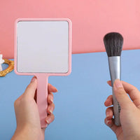 Handheld Makeup Mirror Square Makeup Vanity Mirror With Handle Hand Mirror SPA Salon Compact Mirrors - Buy online at  Vibe In Cart.