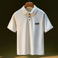 Summer Short sleeved Polo Shirt for Men 2025 New Large Simple T-shirt Top Versatile Casual Men's Clothing - Buy online at  Vibe In Cart.