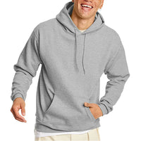 Men's Hooded Sweatshirt for Spring and Autumn in Solid Black
