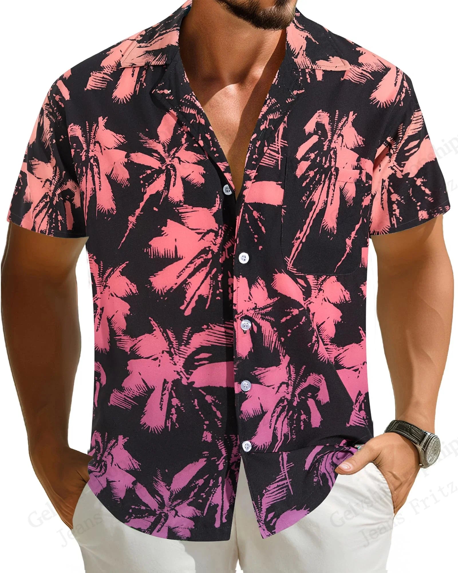 Hawaiian Shirt Tropical Vacation Series Flower 3d Print Casual Shirts Men Women Fashion Short Sleeve Beach Shirts Street Blouses - Buy online at  Vibe In Cart.