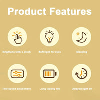 GGbingo Rechargeable Cute Capybara Night Light Novelty Dimmable Nursery Nightlight Touch Lamp Silicone Pat Lamp for Kids Room - Buy online at  Vibe In Cart.